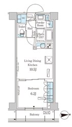 パークアクシス市谷加賀町の物件間取画像